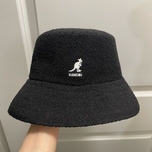 Iconic Kangol Black Bucket Hat – Classic Streetwear Staple